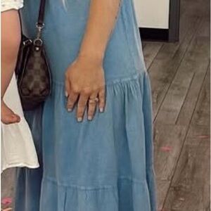 Chic Blue Maxi Dress for Women